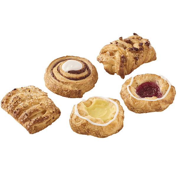Mini Danish Pastries Mix, 5 var.