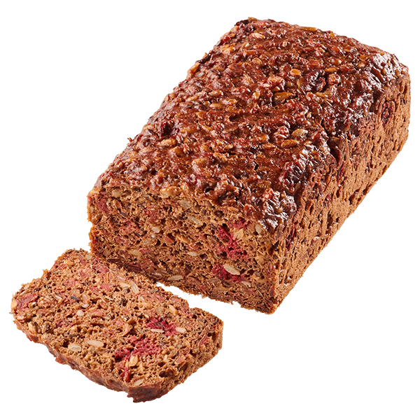 Gourmetrugbrød m. rødbede og peberrod