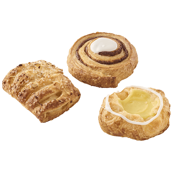 Mini Danish Pastries Mix, 3 var.